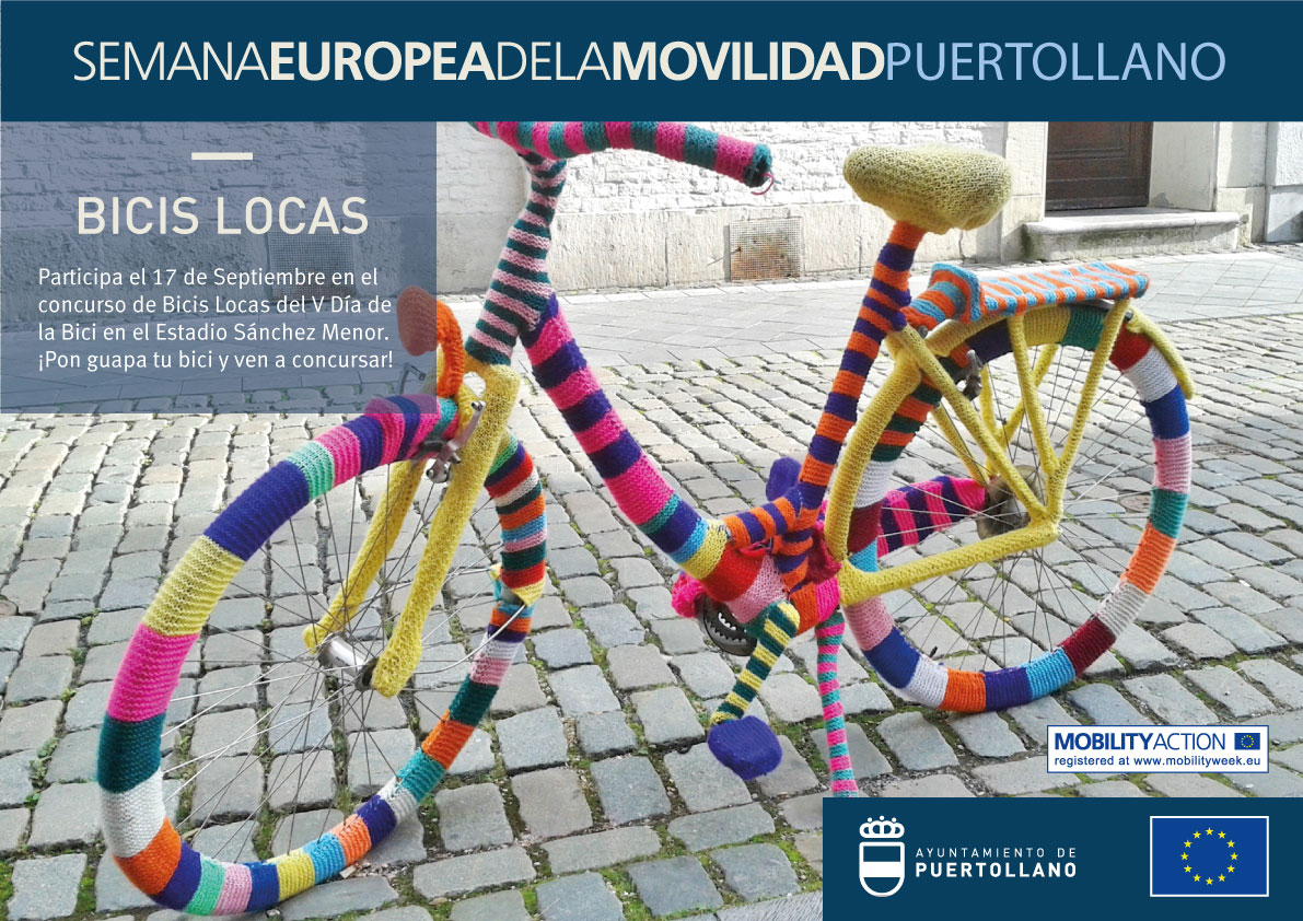 cartel bicis locas Semana de la Movilidad 2017