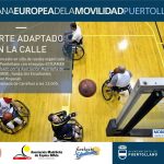 Deporte adaptado en la calle cartel Semana de la movilidad