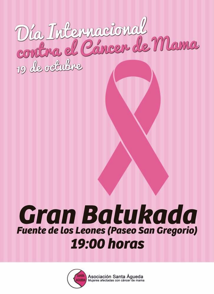 este miércoles gran batukada en puertollano para hacer frente al cancer de mama