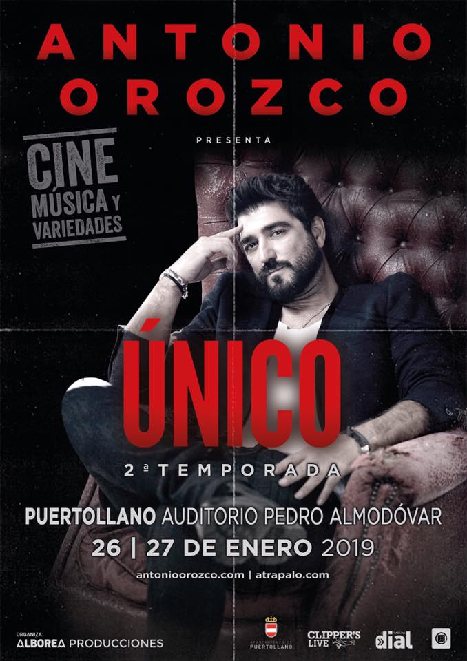 Antonio Orozco ofrecerá un doble concierto en el 2019
